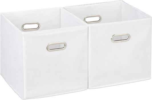 FlexBin™ Folding Storage Box Set White (2-Pack)
