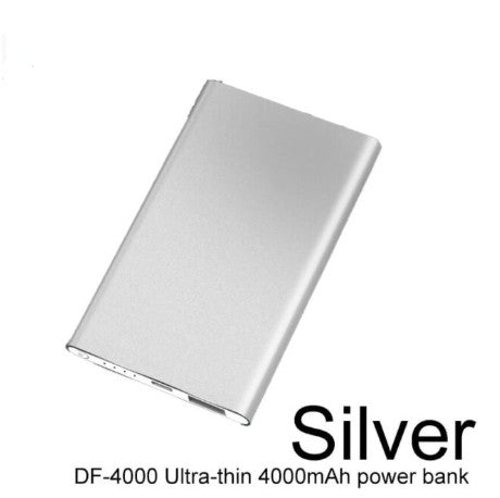 SlimCharge™ DF-4000 Ultra Thin Power Bank 4000mAh