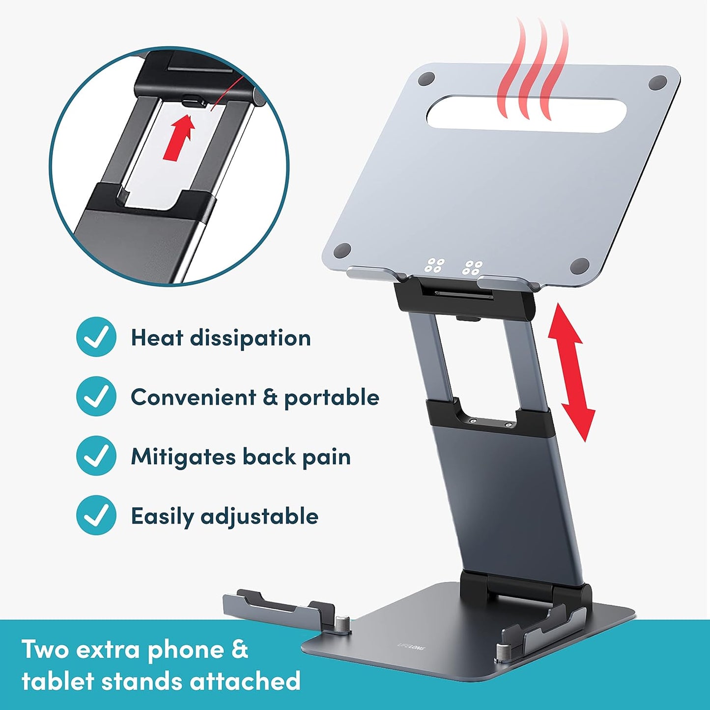 ElevatePro™ Ergonomic Laptop Stand