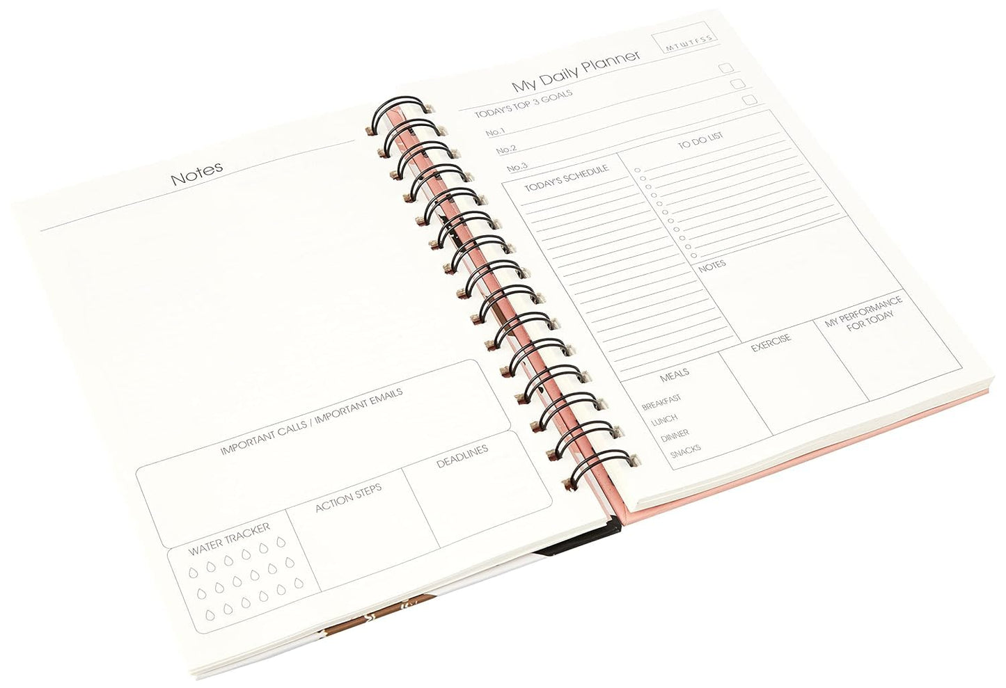 PlanFlow™ Undated Daily Planner