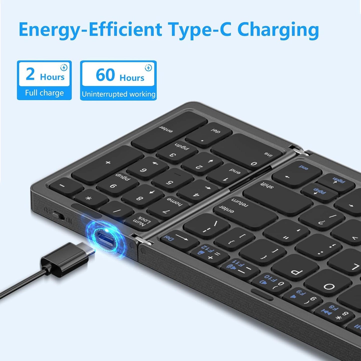 KeyFold™ Foldable Bluetooth Keyboard