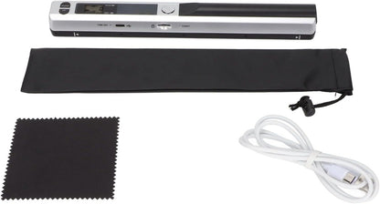 DocuScan™ Portable Handheld Scanner (Silver/Black)